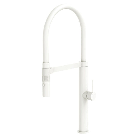 Fienza 228109MWW-LF Kaya Pull Down Sink Mixer Matte White - Kitchen Mixer Taps