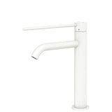 Fienza 228110MW-LF Kaya Care Medium Basin Mixer Matte White - Mixer Taps Care and Assisted Living