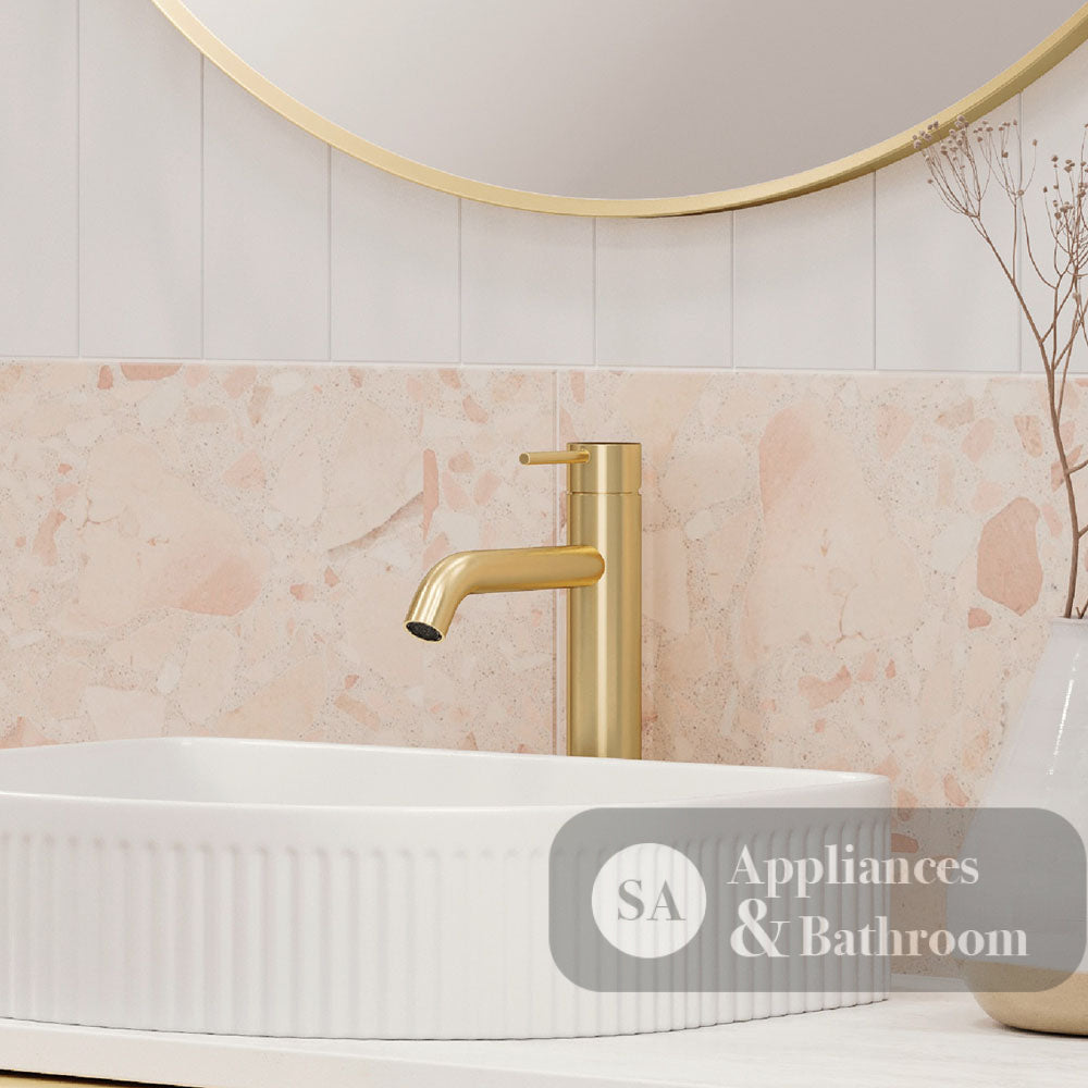 Fienza 228110UB-LF Kaya Basin Medium Mixer Urban Brass - Basin Mixers