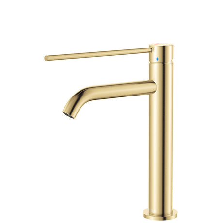 Fienza 228110UB-LF Kaya Care Medium Basin Mixer Urban Brass - Mixer Taps Care and Assisted Living