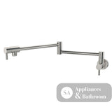 Fienza 228120BN Kaya Pot Filler Brushed Nickel - Pot Fillers