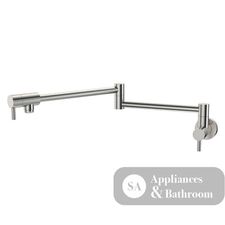 Fienza 228120BN Kaya Pot Filler Brushed Nickel - Pot Fillers