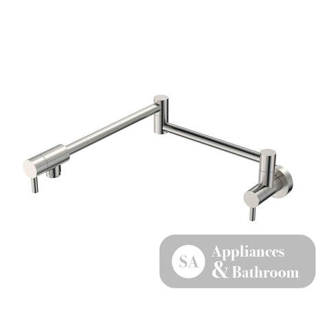 Fienza 228120BN Kaya Pot Filler Brushed Nickel - Pot Fillers