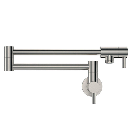 Fienza 228120BN Kaya Pot Filler Brushed Nickel - Pot Fillers