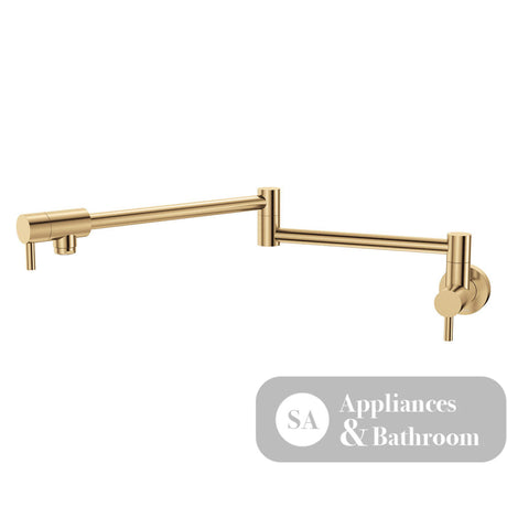 Fienza 228120UB Kaya Pot Filler Urban Brass - Pot Fillers