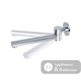 Fienza 228125-LF Kaya Swivel Basin/Bath Outlet Chrome - Wall Spouts