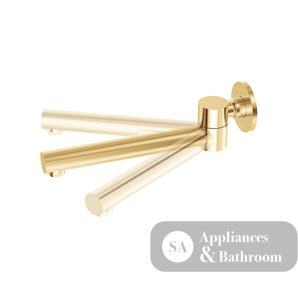 Fienza 228125UB-LF Kaya Swivel Basin/Bath Outlet Urban Brass - Wall Spouts