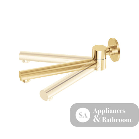 Fienza 228125UB-LF Kaya Swivel Basin/Bath Outlet Urban Brass - Wall Spouts