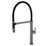 Fienza 229109GM-LF Sansa Pull Down Sink Mixer Gun Metal - Kitchen Mixer Taps