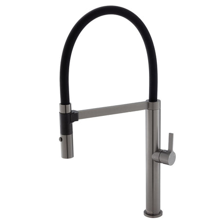 Fienza 229109GM-LF Sansa Pull Down Sink Mixer Gun Metal - Kitchen Mixer Taps