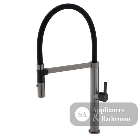 Fienza 229109GM-LF Sansa Pull Down Sink Mixer Gun Metal - Kitchen Mixer Taps
