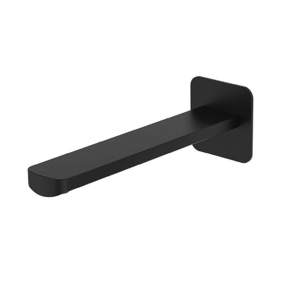 Fienza 233002B Tono Spout Only 200mm Matte Black - Wall Spouts