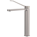 Fienza 233107DBN Tono Care Tall Basin Mixer Brushed Nickel - Mixer Taps Care and Assisted Living