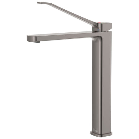 Fienza 233107DGM Tono Care Tall Basin Mixer Gunmetal - Mixer Taps Care and Assisted Living