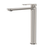 Fienza 234107BN-LF Empire Slim Tall Basin Mixer Cold Start Lead Free Brushed Nickel - Basin Mixers