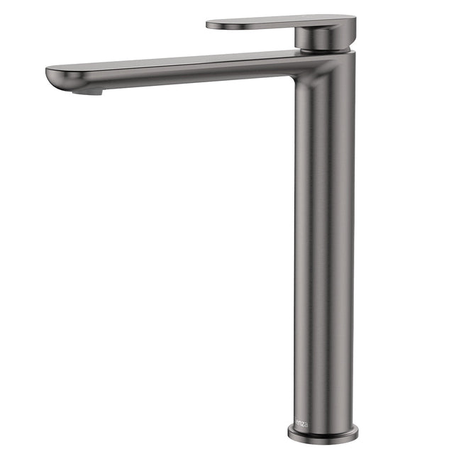 Fienza 234107GM-LF Empire Slim Tall Basin Mixer Cold Start Lead Free Gun Metal - Basin Mixers