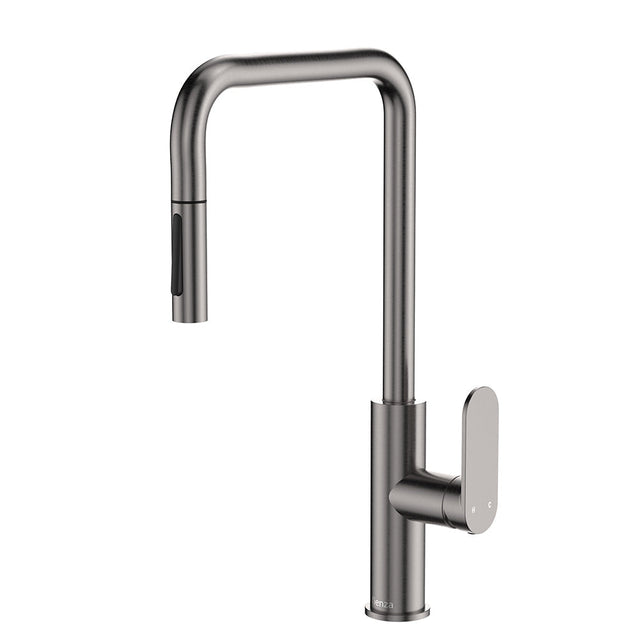 Fienza 234108GM-LF Empire Slim Pull Out Sink Mixer Lead Free Gun Metal - Kitchen Mixer Taps