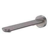 Fienza 234116GM-2-LF Empire Slim Wall Bath/Basin Outlet 220mm Round Plate Lead Free Gun Metal - Wall Spouts