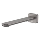 Fienza 234116GM-LF Empire Slim Wall Basin/Bath Outlet 220mm Square Plate Lead Free Gun Metal - Wall Spouts