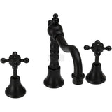 Fienza 336101BK Lillian Shepherds Crook Basin Set Matte Black Tapware 3 Piece
