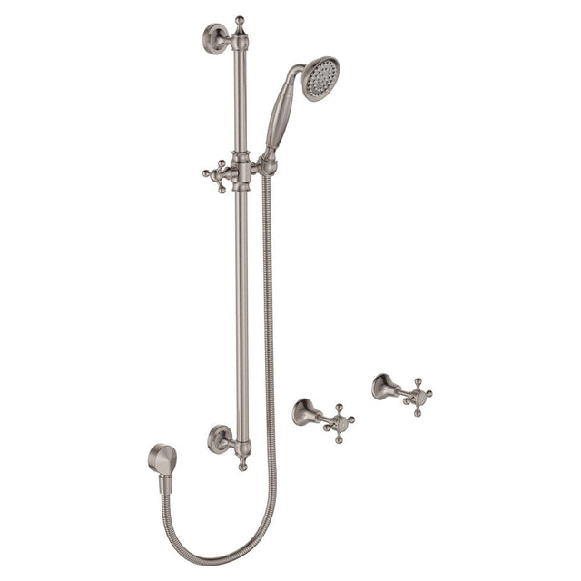 Fienza Lillian Rail Shower Set Brushed Nickel 336103Bn Showers
