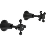 Fienza 336104BK Lillian Wall Top Assemblies Matte Black - Wall Top Assemblies