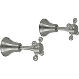 Fienza 336104BN-LF Lillian Wall Top Assemblies Brushed Nickel - Wall Top Assemblies