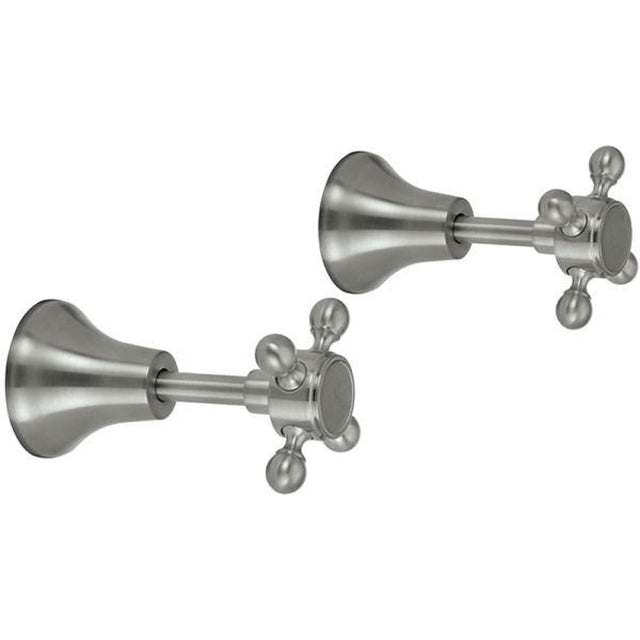 Fienza 336104BN-LF Lillian Wall Top Assemblies Brushed Nickel - Wall Top Assemblies