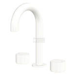 Fienza 338101MW-LF Kaya Round Hob Set Round Taps Matte White