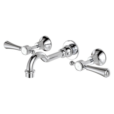 Fienza 339102CC-LF Lillian Lever Basin Bath Wall Set Chrome - Tapware 3 Piece