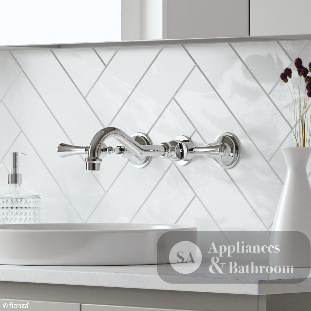 Fienza 339102CC-LF Lillian Lever Basin Bath Wall Set Chrome - Tapware 3 Piece
