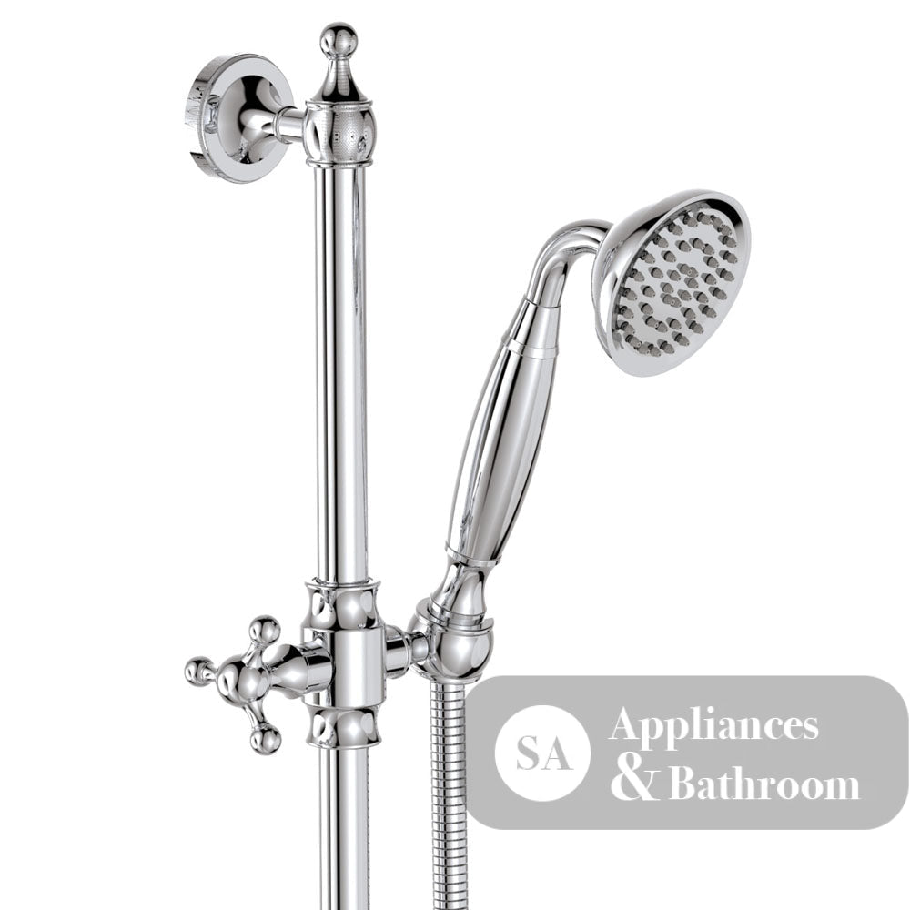Fienza Lillian Lever Rail Shower Set Chrome 339103 Showers