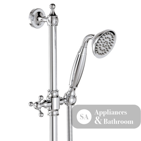 Fienza Lillian Lever Rail Shower Set Chrome 339103 Showers