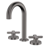 Fienza 343101GM-LF Kaya Round Hob Set Cross Taps Gun Metal