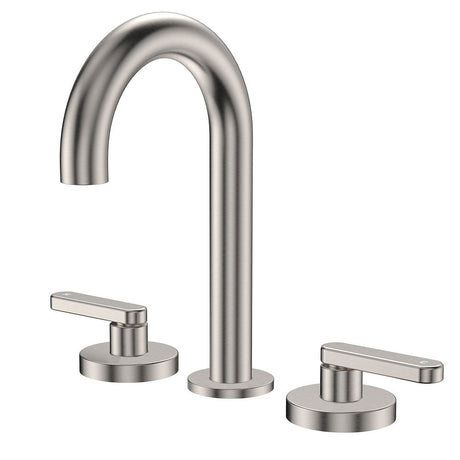 Fienza 344101BN-LF Kaya Round Hob Set Lever Taps Brushed Nickel