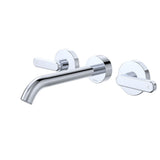Fienza 344102-LF Kaya Wall Set Lever Taps 180mm Chrome