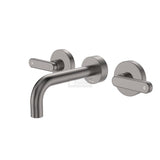 Fienza 344102GM-130-LF Kaya Wall Set Lever Taps 130mm Gun Metal
