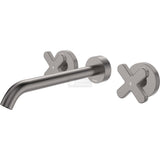 Fienza 344102GM-LF Kaya Wall Set Lever Taps 180mm Gun Metal