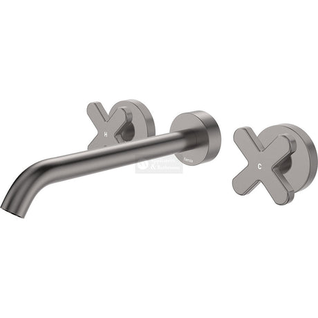 Fienza 344102GM-LF Kaya Wall Set Lever Taps 180mm Gun Metal