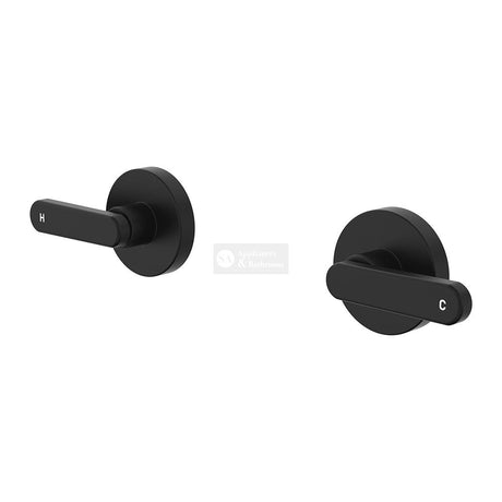 Fienza 344104UB-LF Kaya Lever Wall Taps Matte Black