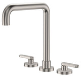 Fienza 344106BN-LF Kaya Squareline Hob Set Lever Taps Brushed Nickel