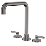 Fienza 344106GM-LF Kaya Squareline Hob Set Lever Taps Gun Metal