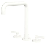 Fienza 344106MW-LF Kaya Squareline Hob Set Lever Taps Matte White