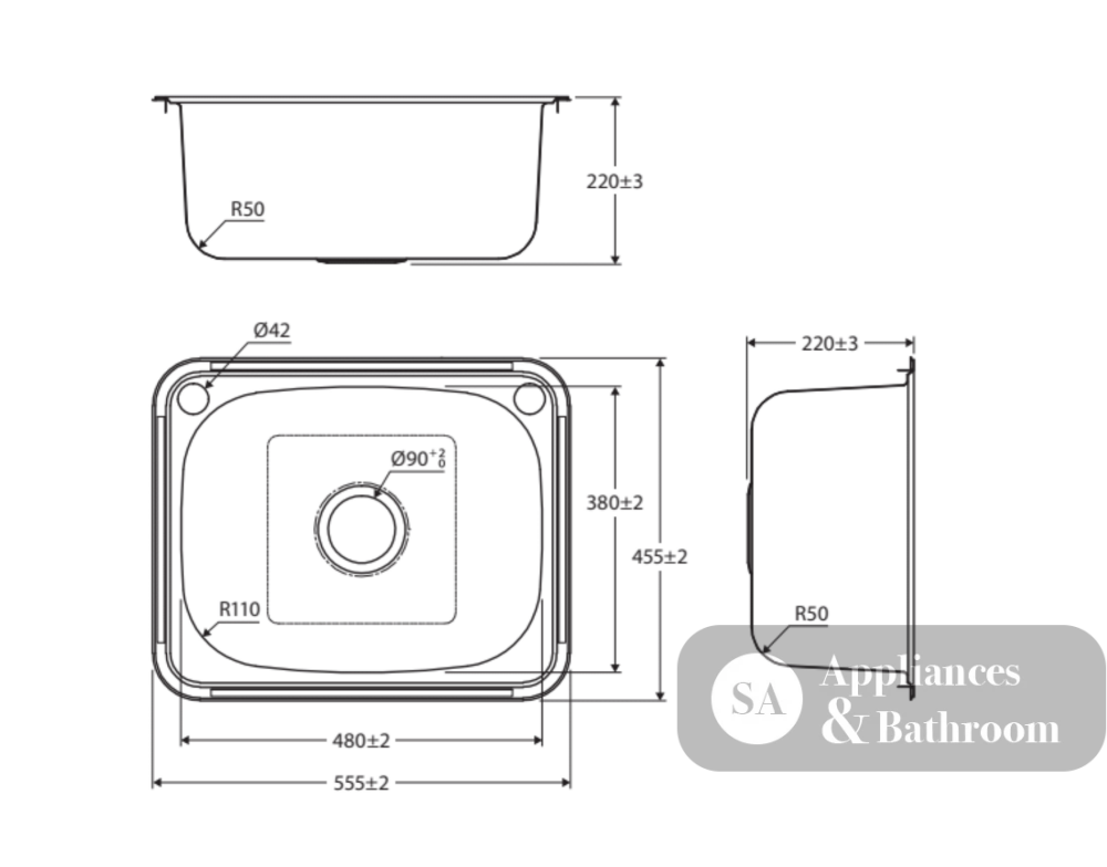 Fienza 35L Classic Laundry Sink 68201 - Special Order Insert Sinks