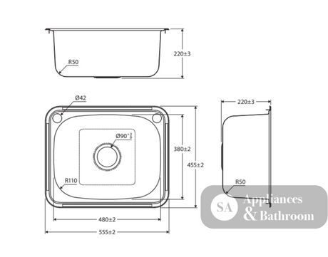 Fienza 35L Classic Laundry Sink 68201 - Special Order Insert Sinks