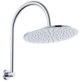 Fienza 411109-D Empire Slim Curved Shower Arm Set Chrome - Wall Arm Showers