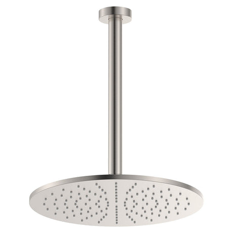 Fienza 411109BN-C Empire Slim Shower Ceiling Dropper Set Brushed Nickel - Ceiling Shower Set