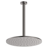 Fienza 411109GM-C Empire Slim Shower Ceiling Dropper Set Gun Metal - Ceiling Shower Set