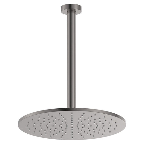 Fienza 411109GM-C Empire Slim Shower Ceiling Dropper Set Gun Metal - Ceiling Shower Set