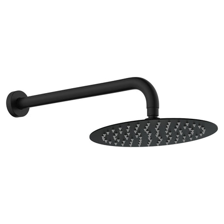 Fienza 411125B-B Kaya Wall Arm Shower Set Matte Black - Wall Arm Shower